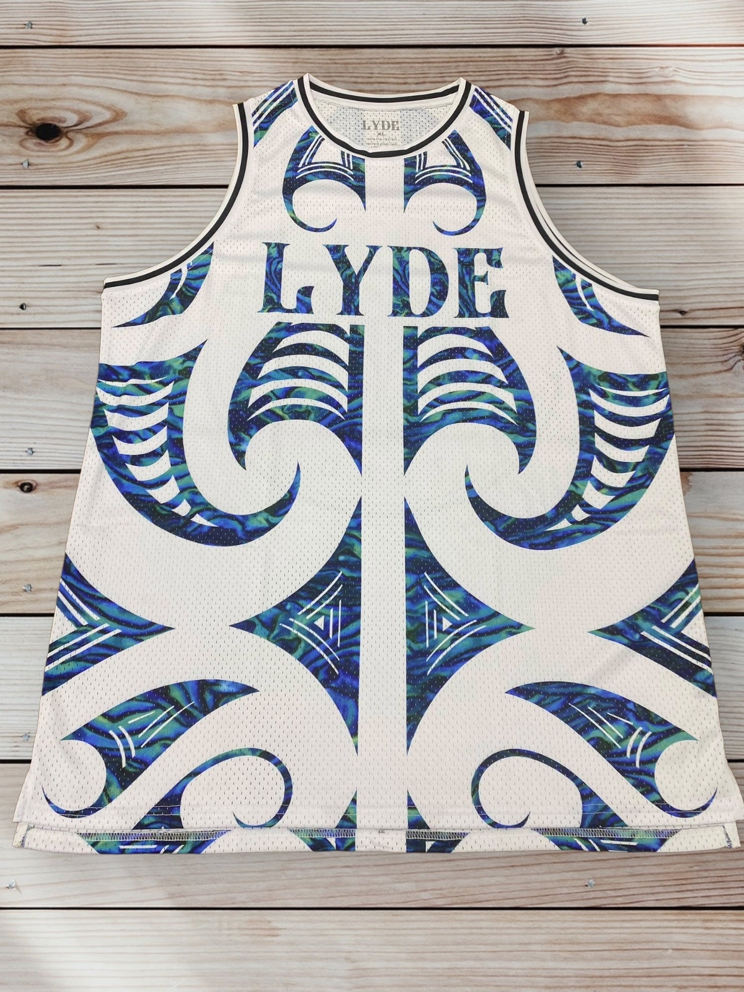 NM Basketball Jersey (Pāua) LYDE Clothing