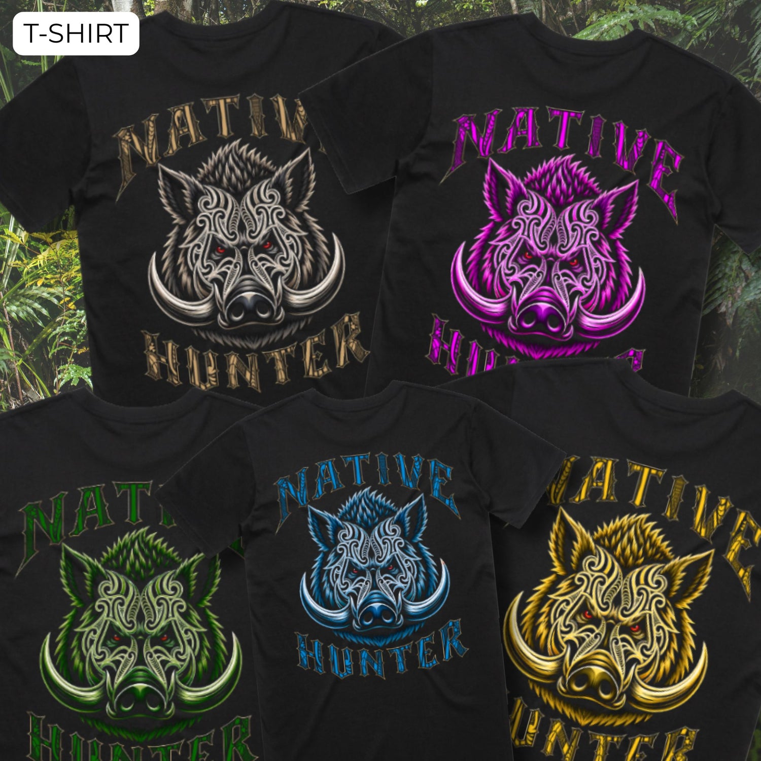 Native Hunger T-Shirt (Adults) Aloua Vision & Print